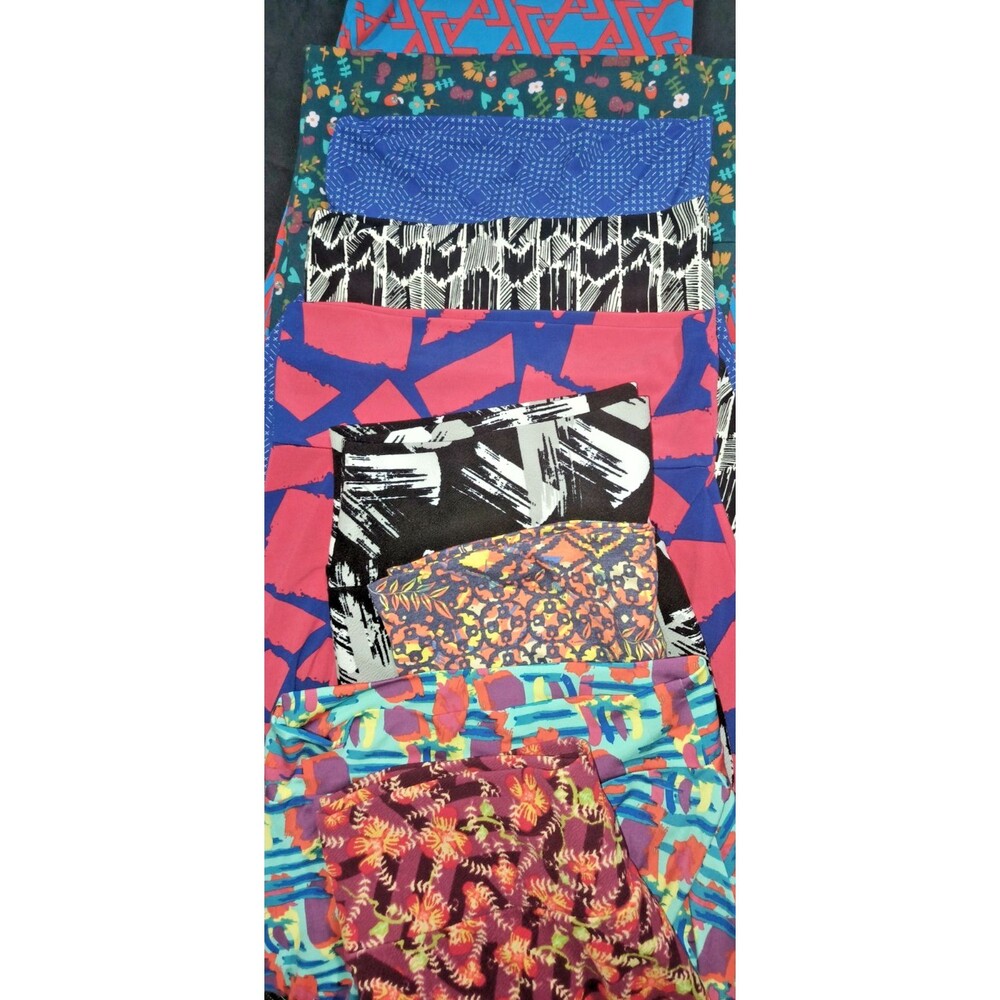 9 Pc LuLaRoe Skirt Lot Azure Cassie Mixed Sizes XS-3XL Kids 14 Reseller Bundle